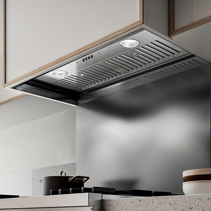 Elica 34-inch Techne Series Palermo Built-In Hood Insert EPR634SS IMAGE 4