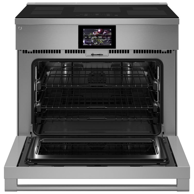 Monogram 36-inch Freestanding Induction Range with Wi-Fi Built-in ZHP365ETVSS IMAGE 3