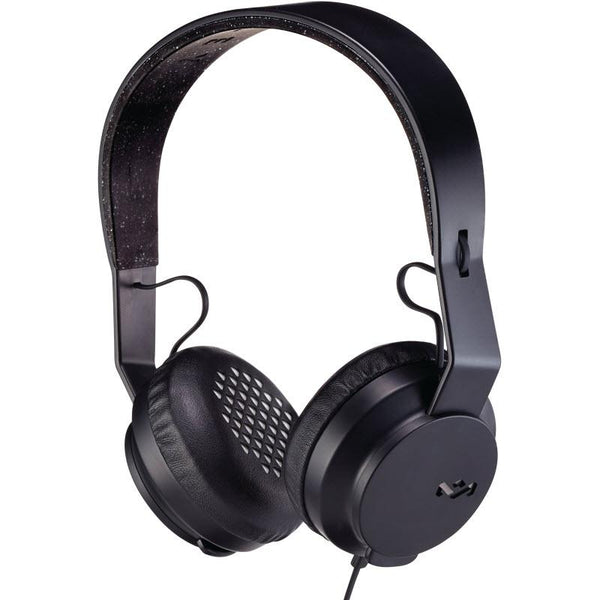 House of Marley On-Ear Headphones with Built-in Microphone EM-JH081-BK IMAGE 1