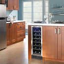 Silhouette 2.47 cu. ft. 34-bottle Built-in Wine Cooler DWC276BLS IMAGE 2