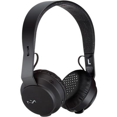 House of Marley Bluetooth On-Ear Headphones with Built-in Microphone EM-JH101-BK IMAGE 1