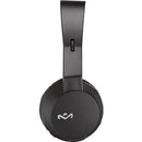 House of Marley Bluetooth On-Ear Headphones with Built-in Microphone EM-JH101-BK IMAGE 2