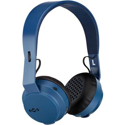 House of Marley Bluetooth On-Ear Headphones with Built-in Microphone EM-JH101-NV IMAGE 1