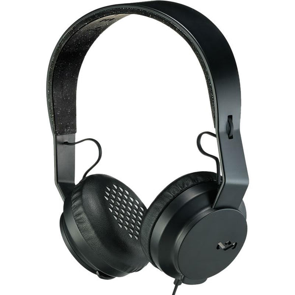 House of Marley On-Ear Headphones with Built-in Microphone EM-JH081-BK IMAGE 1