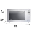  Panasonic 24-inch, 2 cu. ft. Countertop Microwave Oven NN-ST966W IMAGE 2