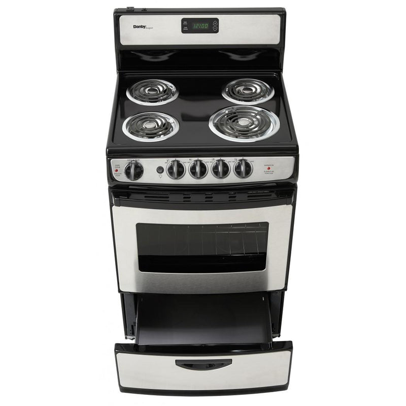 Danby 24-inch Freestanding Electric Range DER243BSSC IMAGE 3