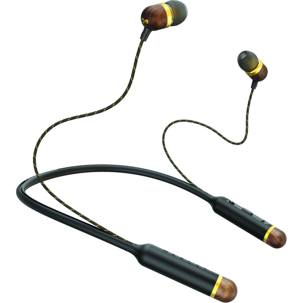 House of Marley Bluetooth In-Ear Headphones with Built-in Microphone EM-JE083-BA IMAGE 1