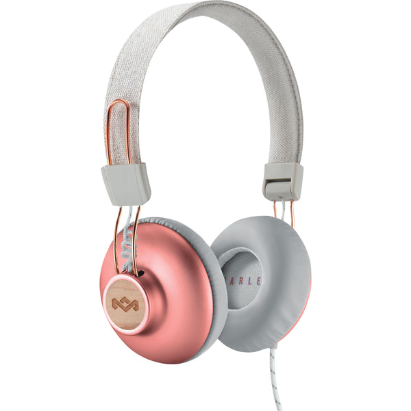 House of Marley On-Ear Headphones with Built-in Microphone EM-JH121-CP IMAGE 1
