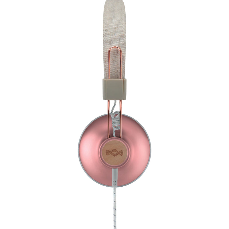 House of Marley On-Ear Headphones with Built-in Microphone EM-JH121-CP IMAGE 2
