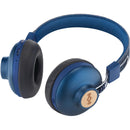 House of Marley Bluetooth On-Ear Headphones with Built-in Microphone EM-JH133-DN IMAGE 2