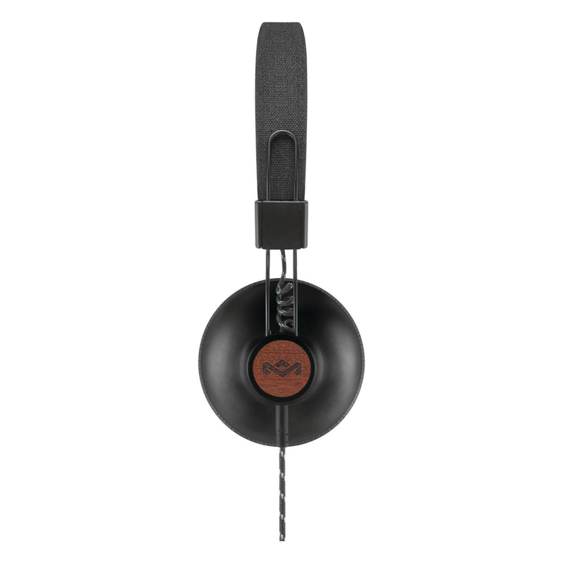 House of Marley On-Ear Headphones with Built-in Microphone EM-JH121-SB IMAGE 2