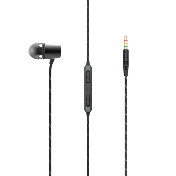 House of Marley In-Ear Headphones with Built-in Microphone EM-JE093-SB IMAGE 1