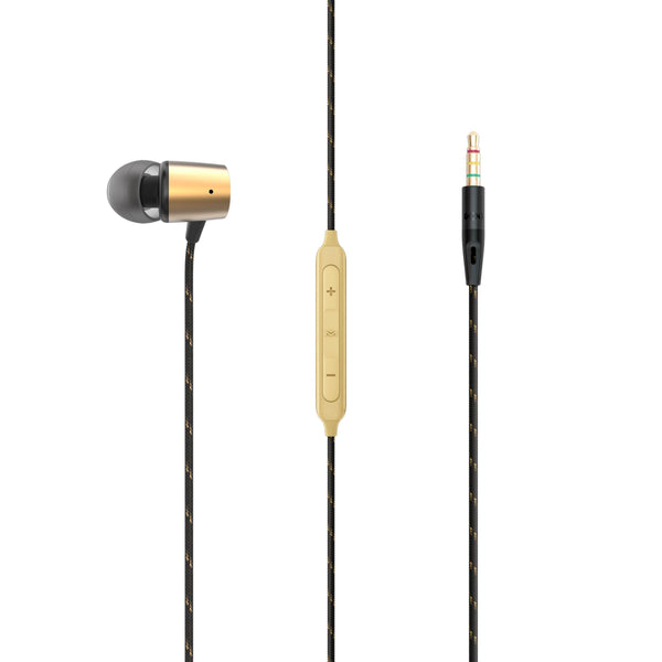 House of Marley In-Ear Headphones with Built-in Microphone EM-JE093-BA IMAGE 1