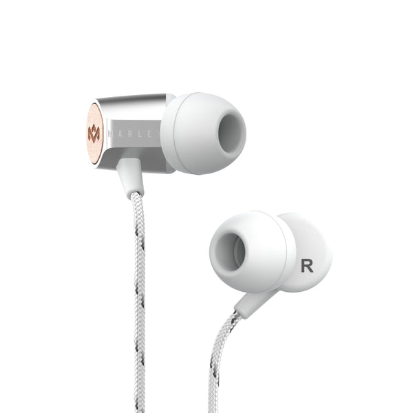 House of Marley Bluetooth In-Ear Headphones with Built-in Microphone EM-JE103-SV IMAGE 1