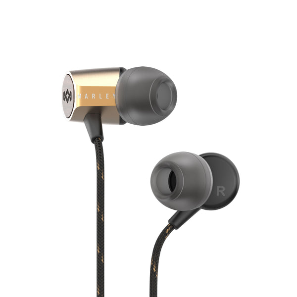 House of Marley Bluetooth In-Ear Headphones with Built-in Microphone EM-JE103-BA IMAGE 1