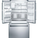 Bosch 36-inch, 25 cu.ft. Freestanding French 3-Door Refrigerator with Ice and Water Dispensing System B26FT50SNS IMAGE 2