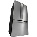  GE 36-inch, 27 cu.ft. Freestanding French 3-Door Refrigerator GNE27ESMSS IMAGE 3