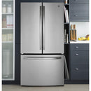  GE 36-inch, 27 cu.ft. Freestanding French 3-Door Refrigerator GNE27ESMSS IMAGE 9