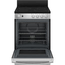 GE 24-inch Freestanding Electric Range with Removable Backguard JCAS640RMSS IMAGE 2