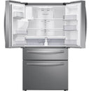  Samsung 36-inch, 28 cu.ft. Freestanding French 4-Door Refrigerator RF28R7201SR/AA IMAGE 3