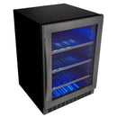 Silhouette 5.6 cu.ft. Freestanding Beverage Center with Blue LED Lighting SSBC056D1B-S IMAGE 2