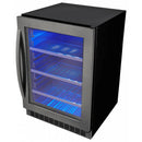 Silhouette 5.6 cu.ft. Freestanding Beverage Center with Blue LED Lighting SSBC056D1B-S IMAGE 3