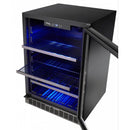 Silhouette 5.6 cu.ft. Freestanding Beverage Center with Blue LED Lighting SSBC056D1B-S IMAGE 6