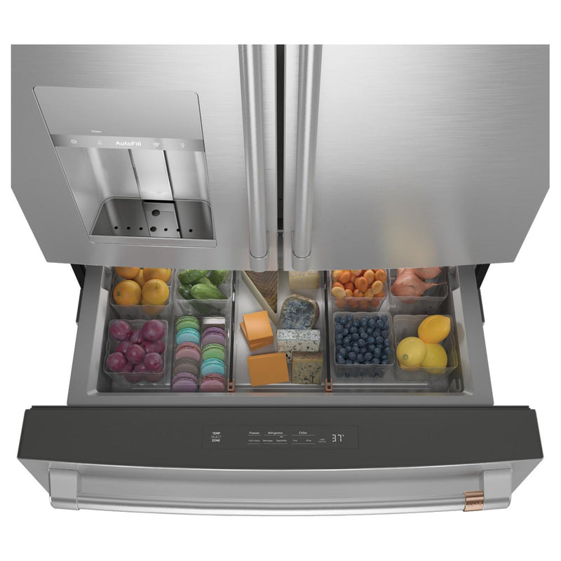 Café 36-inch 27.6 cu. ft. French 4-Door Refrigerator CVE28DP2NS1 IMAGE 6