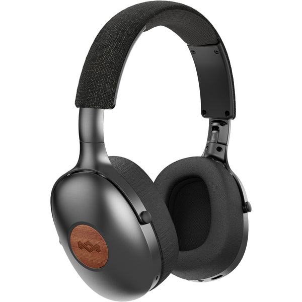 House of Marley Bluetooth Over-the-Ear Headphones with Built-in Microphone EM-JH141-SB IMAGE 1