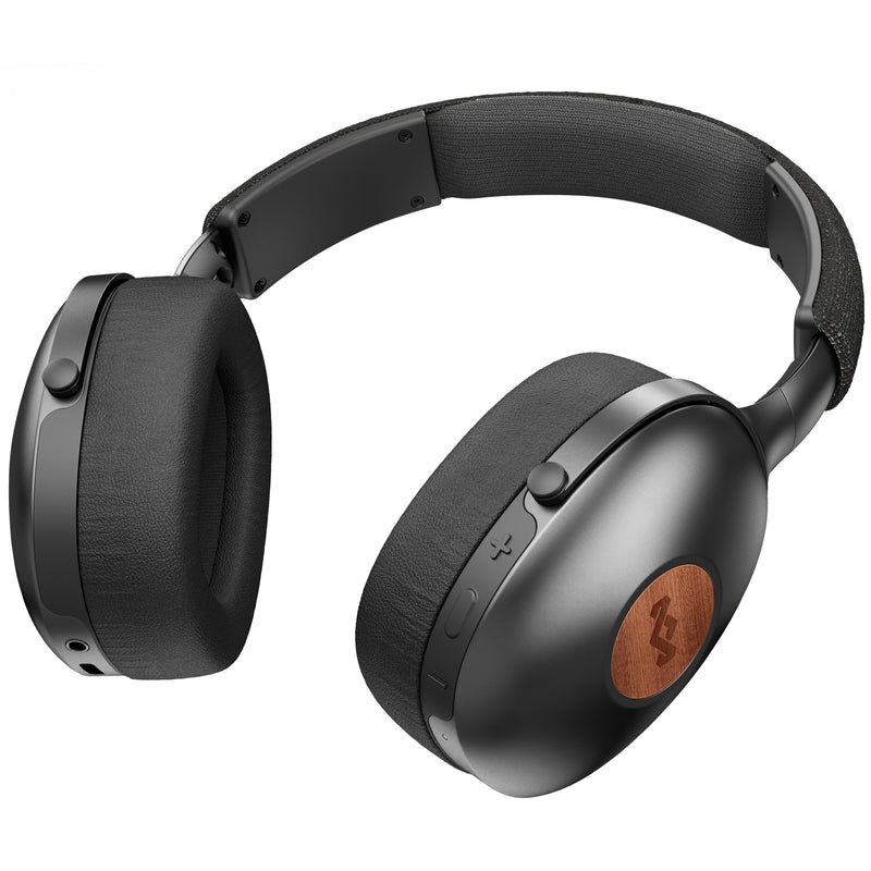 House of Marley Bluetooth Over-the-Ear Headphones with Built-in Microphone EM-JH141-SB IMAGE 4