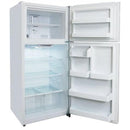 Danby 30-inch, 18 cu.ft. Freestanding Top Freezer Refrigerator with LED Lighting DFF180E1WDB IMAGE 5