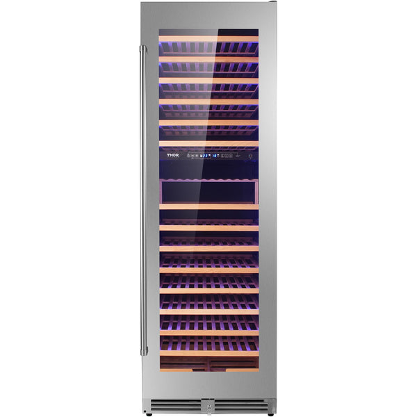 Thor Kitchen 162-Bottle Wine Cooler with LED Display TWC2403DI IMAGE 1