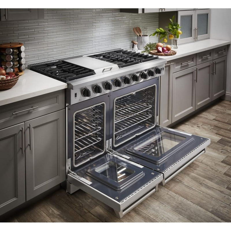 Thor Kitchen 48-inch Freestanding Gas Range with Griddle LRG4807U IMAGE 8