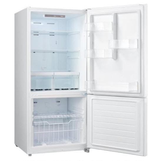 Moffat 30-inch, 18.6 cu.ft. Freestanding Bottom Freezer Refrigerator with LED Lighting MBE19DTNKWW IMAGE 2