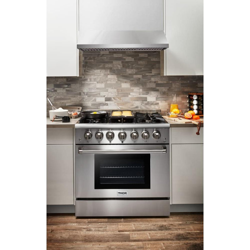 Thor Kitchen 36-inch Under Cabinet Range Hood with LED Lighting TRH3605 IMAGE 4
