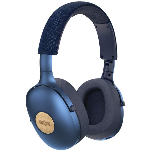 House of Marley Bluetooth Over-the-Ear Headphones with Built-in Microphone EM-JH141-BL IMAGE 1
