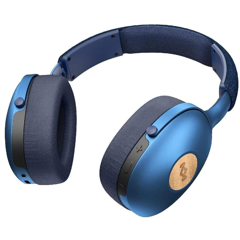 House of Marley Bluetooth Over-the-Ear Headphones with Built-in Microphone EM-JH141-BL IMAGE 3