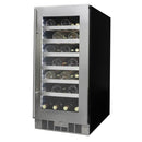  Silhouette 28-Bottle Pro Series Wine Cellar with LED Lighting SPRWC031D1SS IMAGE 3