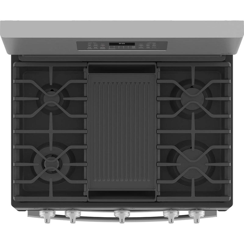GE Profile 30-inch Freestanding Gas Range with True European Convection Technology PCGB965YPFS IMAGE 5