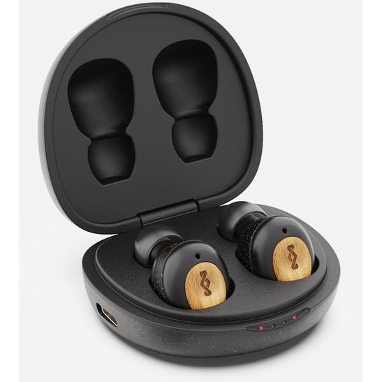 House of Marley Bluetooth In-Ear Headphones with Microphone EM-JE131-SB IMAGE 1