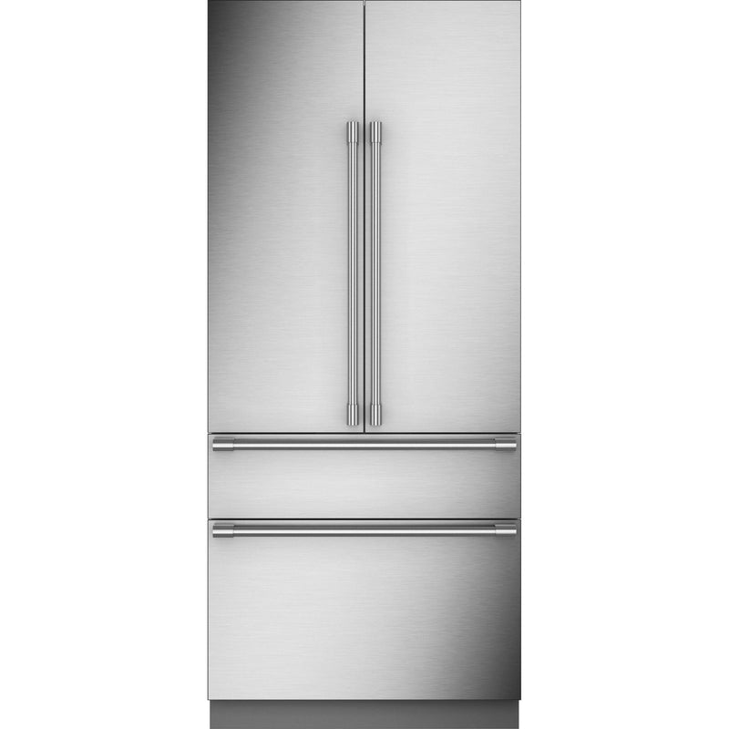 Monogram 36-inch, 20.1 cu. ft. French 4-Door Refrigerator with Wi-Fi Connect ZIP364IPVII IMAGE 1