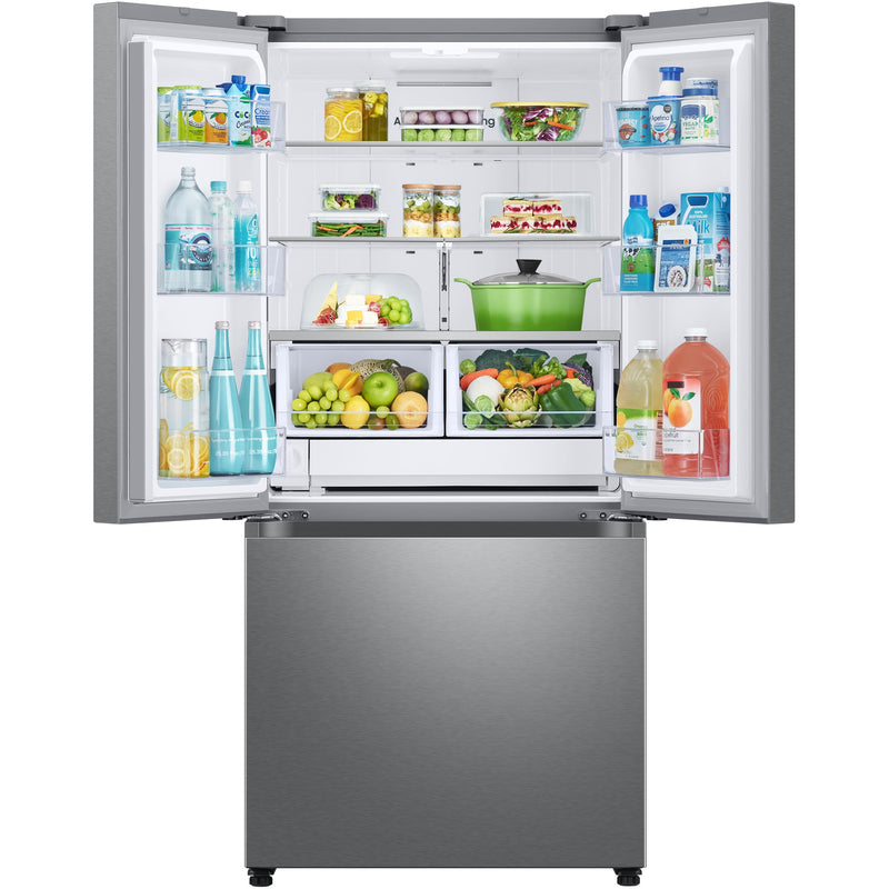 Samsung 32-inch, 25 cu. ft. French 3-Door Refrigerator with Dual Auto Ice Maker with Ice Bites™ RF25C5151SR/AA IMAGE 3