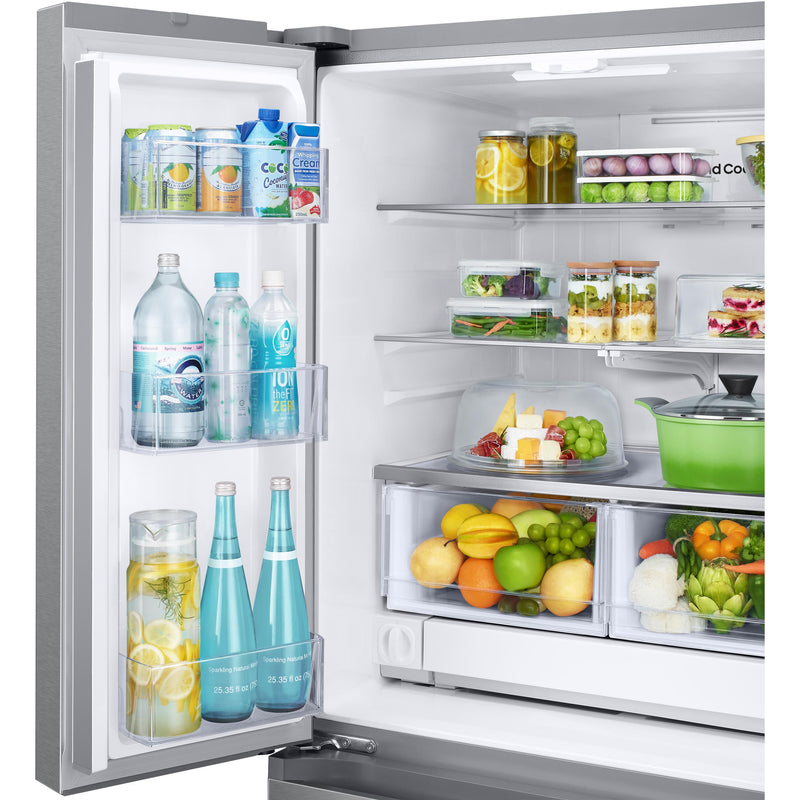 Samsung 32-inch, 25 cu. ft. French 3-Door Refrigerator with Dual Auto Ice Maker with Ice Bites™ RF25C5151SR/AA IMAGE 4
