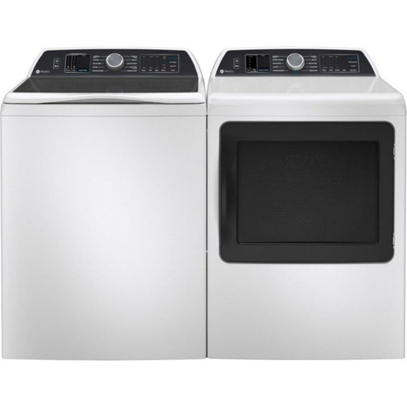 GE Profile 7.3 Cu. Ft. Electric Dryer with Sanitize Cycle PTD70EBMTWS IMAGE 3