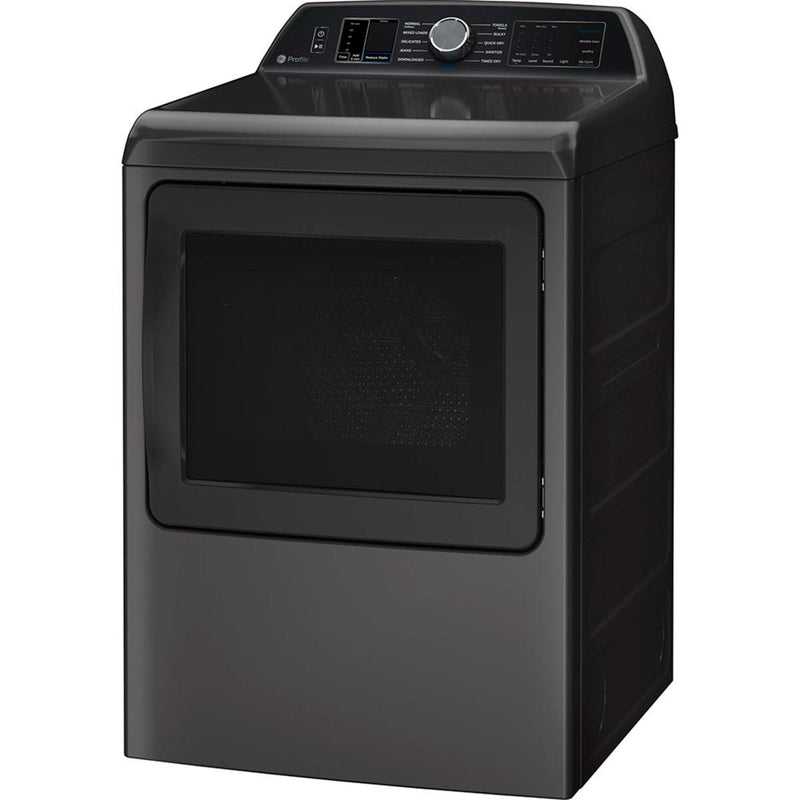 GE Profile 7.3 Cu. Ft. Electric Dryer with Sanitize Cycle PTD70EBMTDG IMAGE 4