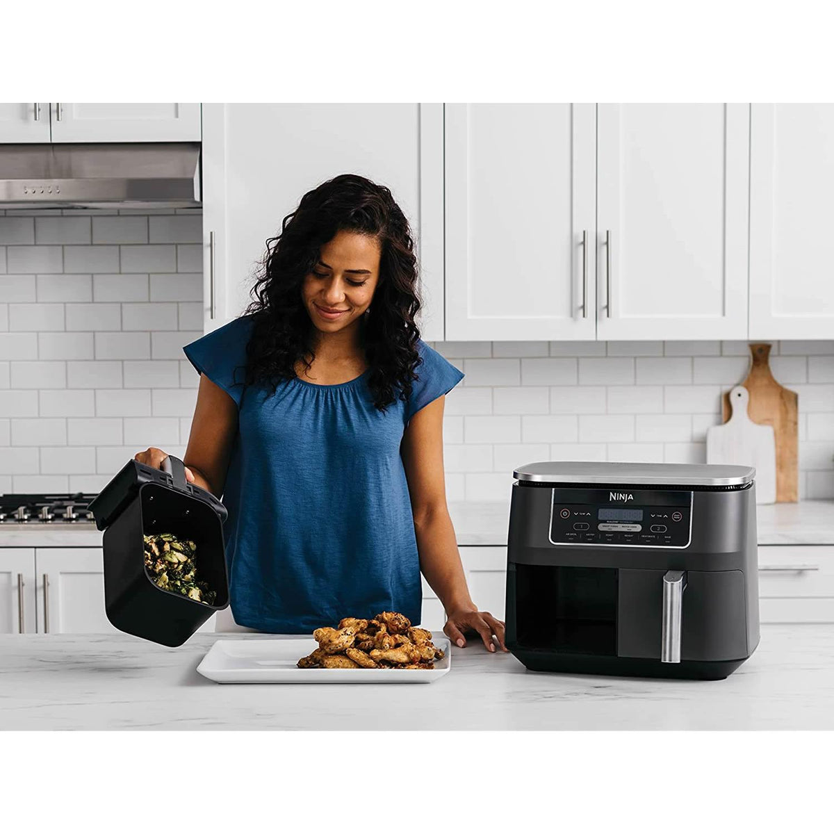 Ninja Air Fryer Foodi™ with DualZone™ Technology SHK-DZ201C