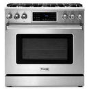 Thor Kitchen 36-inch Freestanding Gas Range with True Convection Fan TRG3601U IMAGE 1