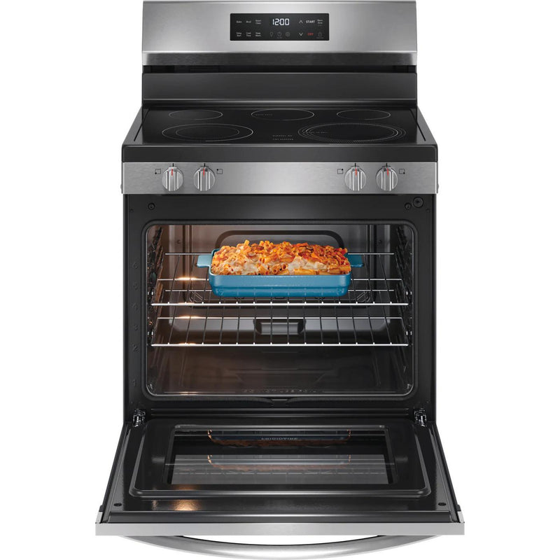 Frigidaire 30-inch Freestanding Electric Range with Even Baking Technology FCRE306CAS IMAGE 2