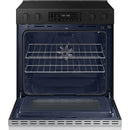  Samsung 6.3 cu. ft. Bespoke Smart Slide-In Electric Range NSE6DG8300SR/AC IMAGE 5