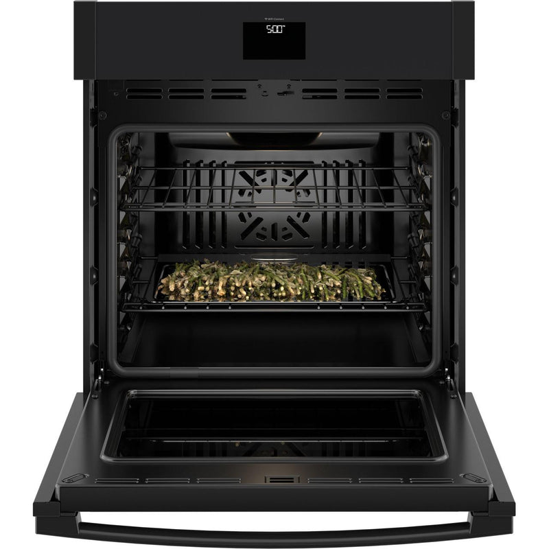 GE 27-inch, 4.3 cu. ft. Built-in Single Wall Oven with True European Convection JKS5000DVBB IMAGE 2